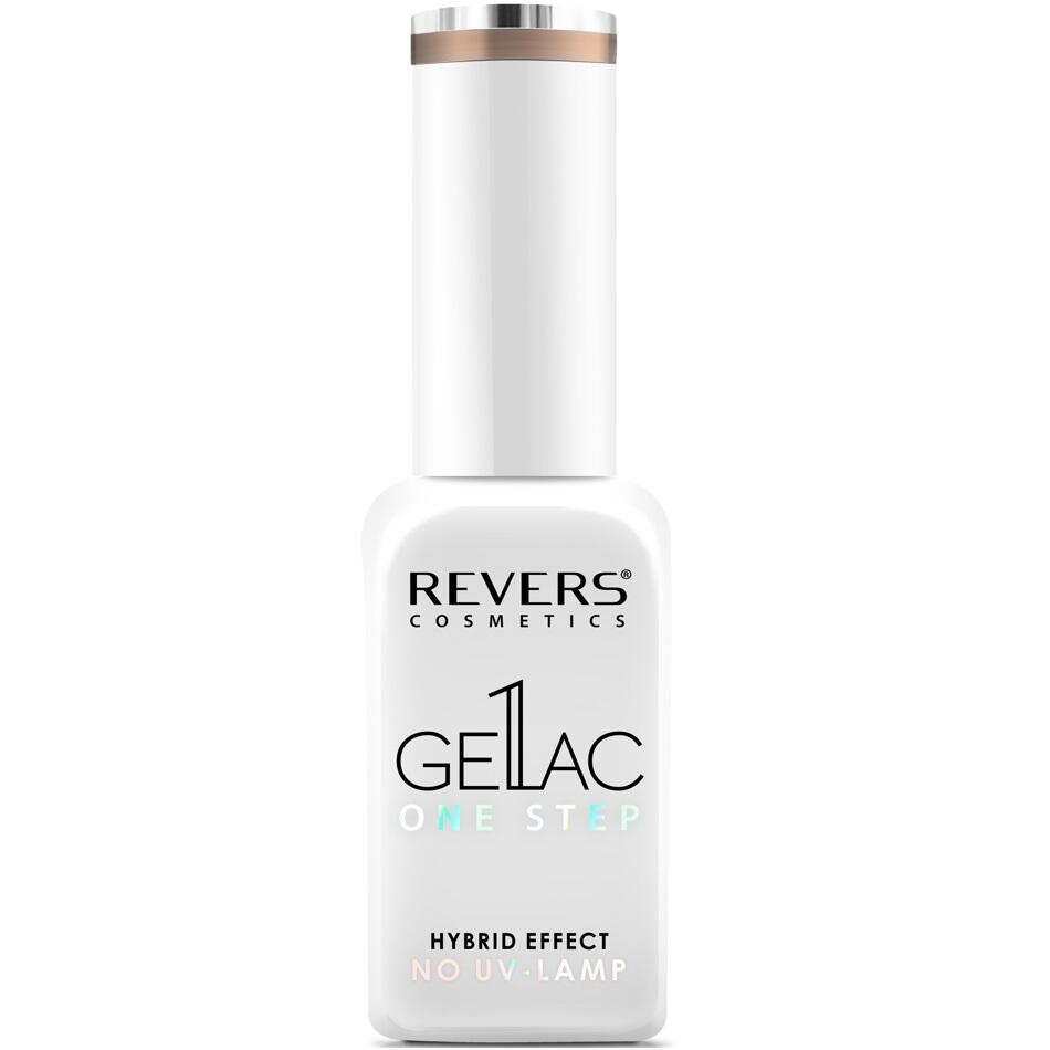 Lac de unghii Gellac 1 Step, Hybrid Effect, Non UV, Revers, 15 Nude, 10 ml