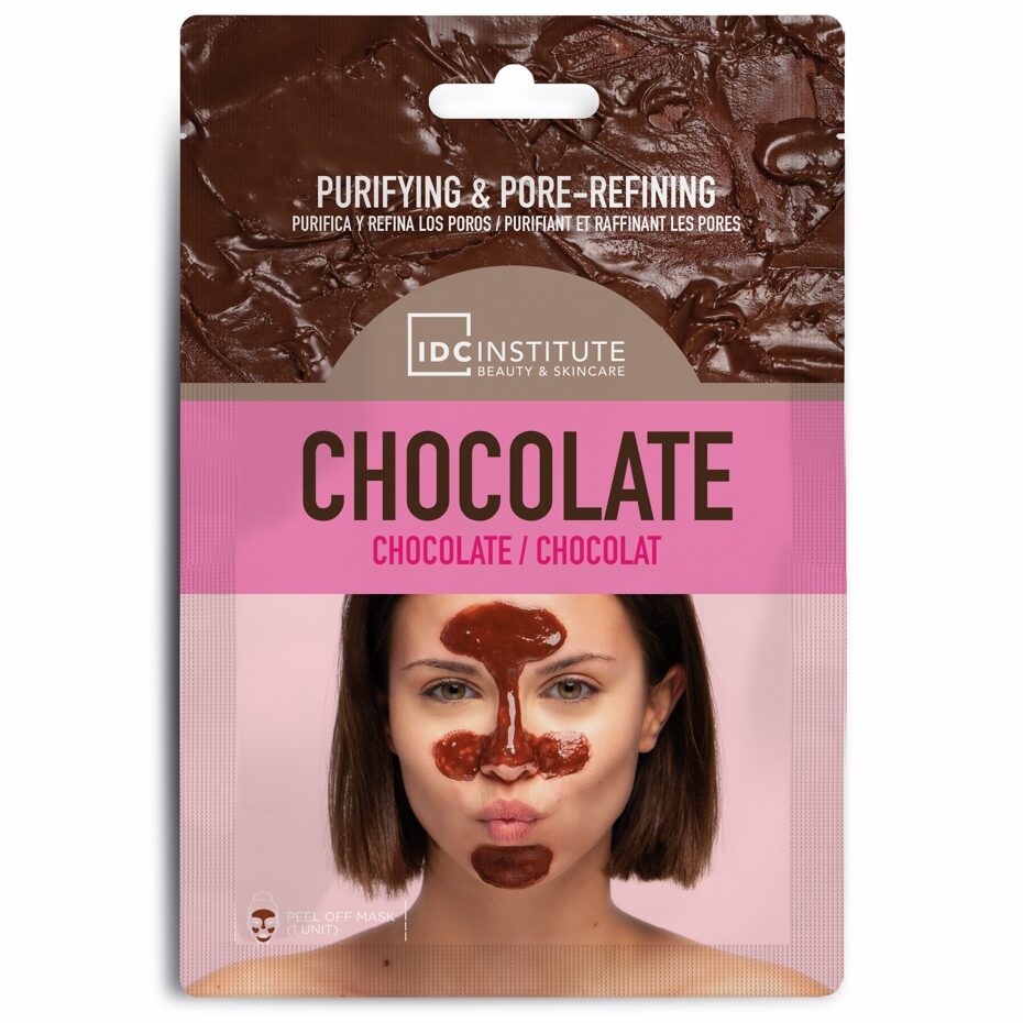 Masca faciala cu ciocolata pentru revitalizare si hidratare IDC Institute 77034, 10 ml