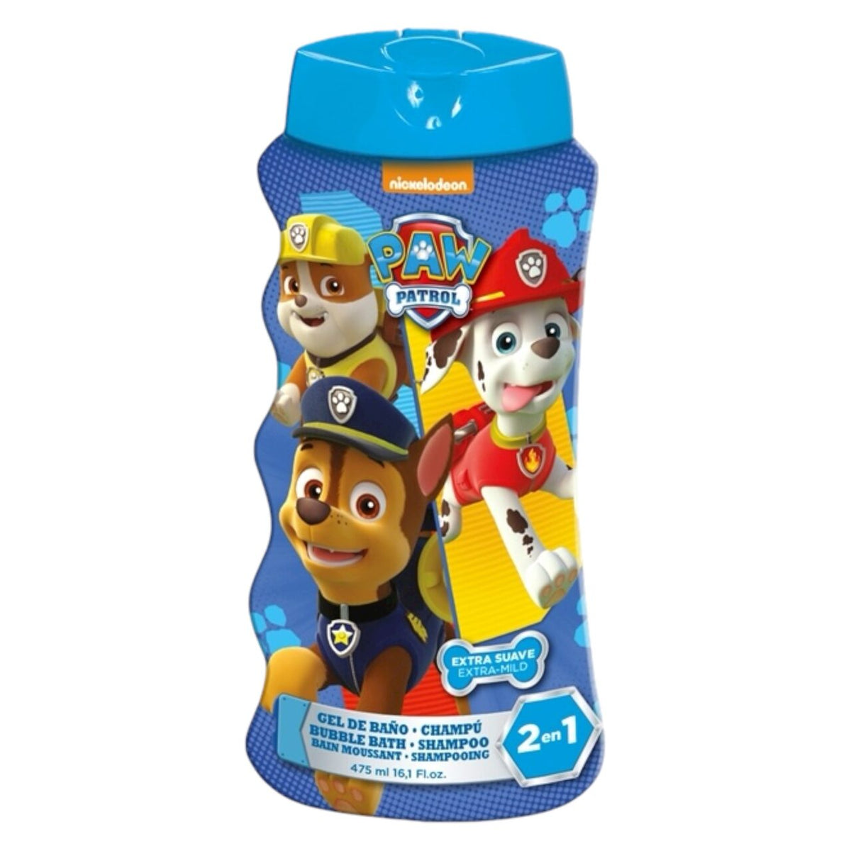 Gel de dus si sampon 2 in 1, Patrula Catelusilor, Baieti, 475 ml