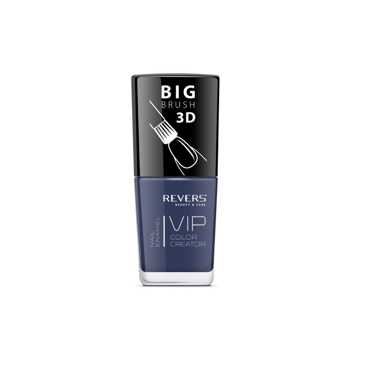 Lac de unghii Vip, 3D, Revers, albastru, Lucios, 12 ml, Nr 010