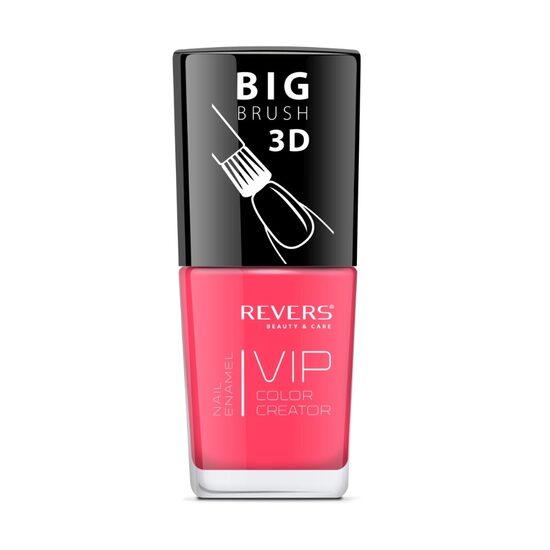 Lac de unghii Vip, 3D, Revers, neon, 12 ml, Nr 070 - portocaliu, Lucios