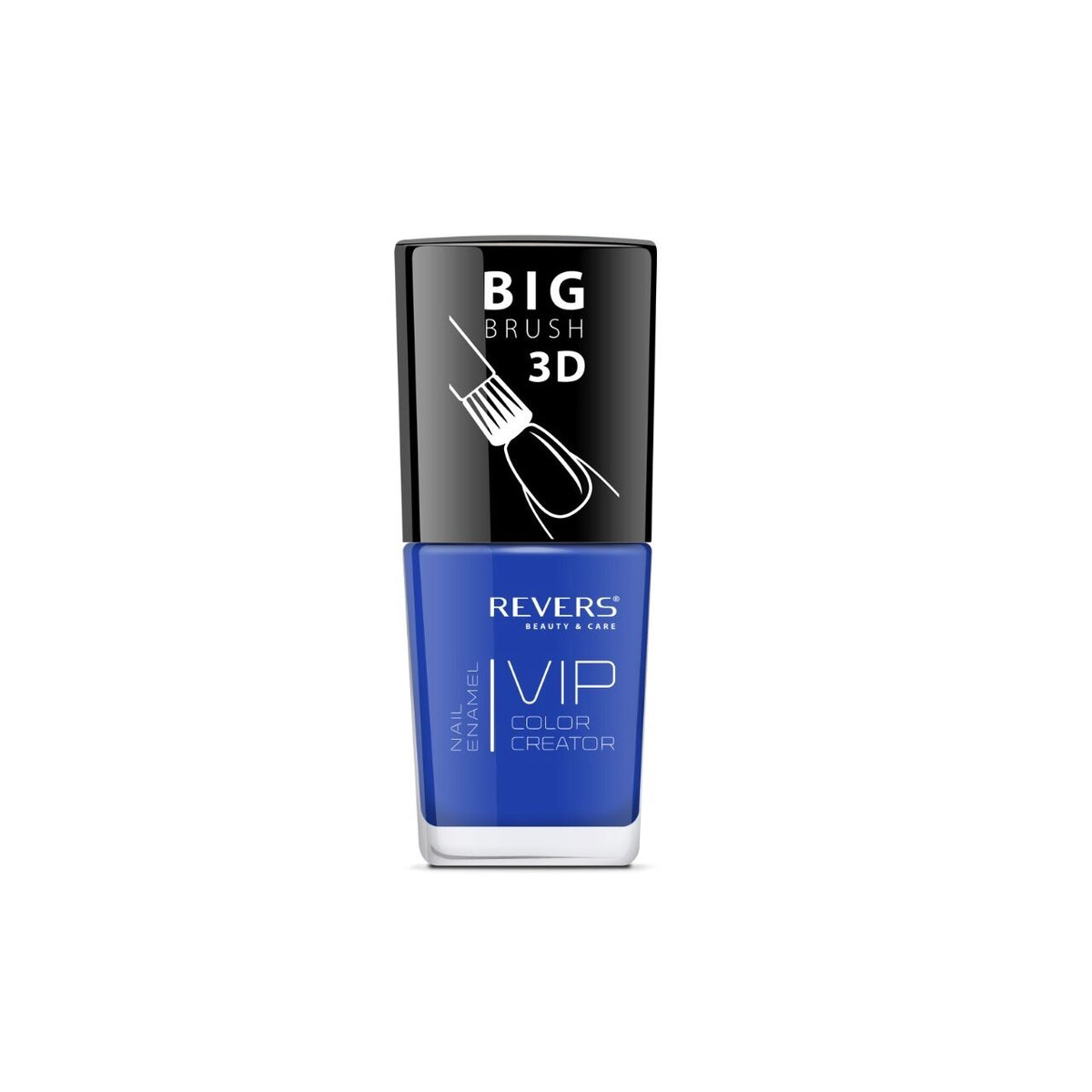 Lac de unghii Vip, 3D, Revers, albastru inchis, Lucios, 12 ml, Nr 082 - intens
