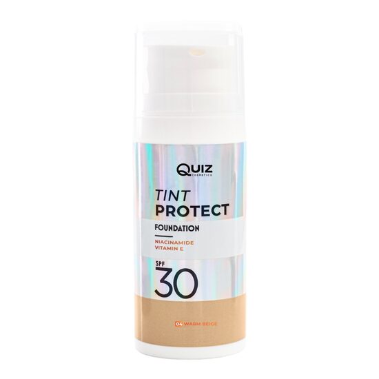 Fond de ten Tint Protect SPF30, Quiz, Nr 04 Warm Beige, 30ml