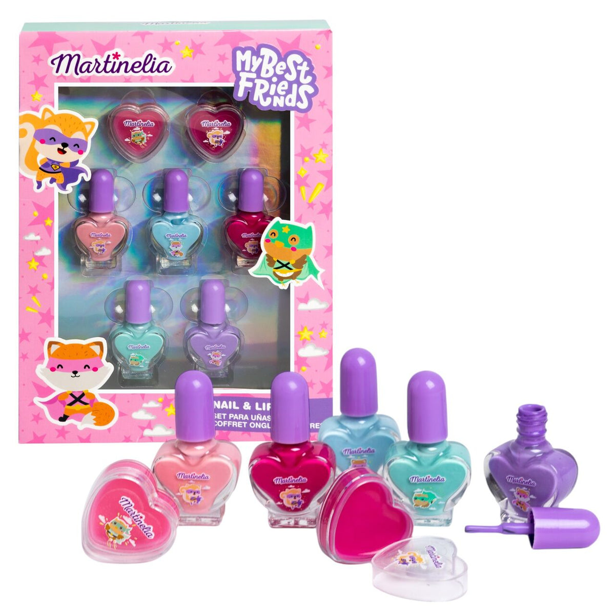 Set cosmetice pentru fetite, My Best Friends, 12033, Martinelia