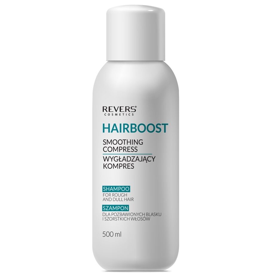 Sampon HairBoost Smoothing Compress,pentru părul aspru și tern, Revers, 500 ml