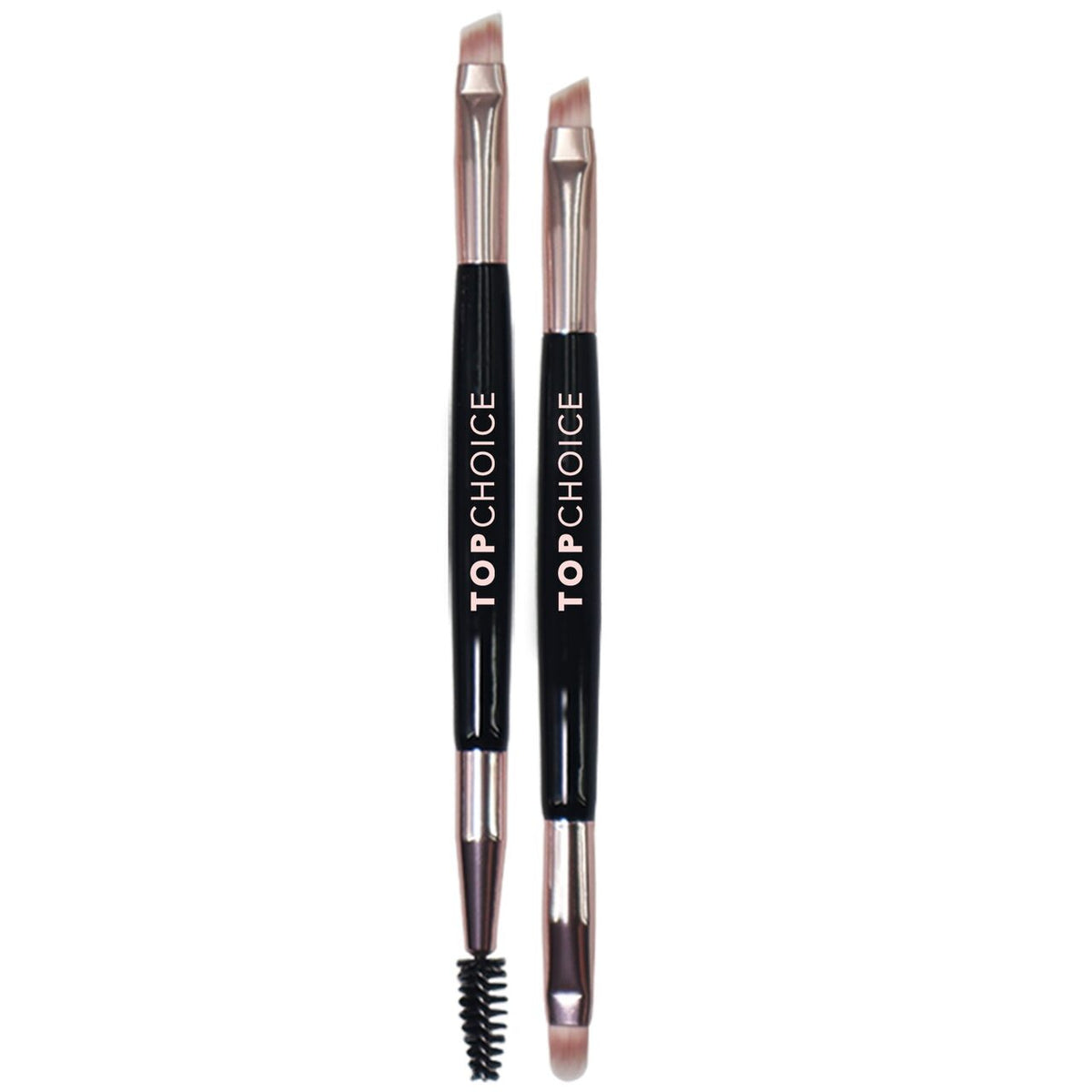 Set 2 pensule de machiaj pentru sprancene Golden Touch Duo, 38679, Top Choice