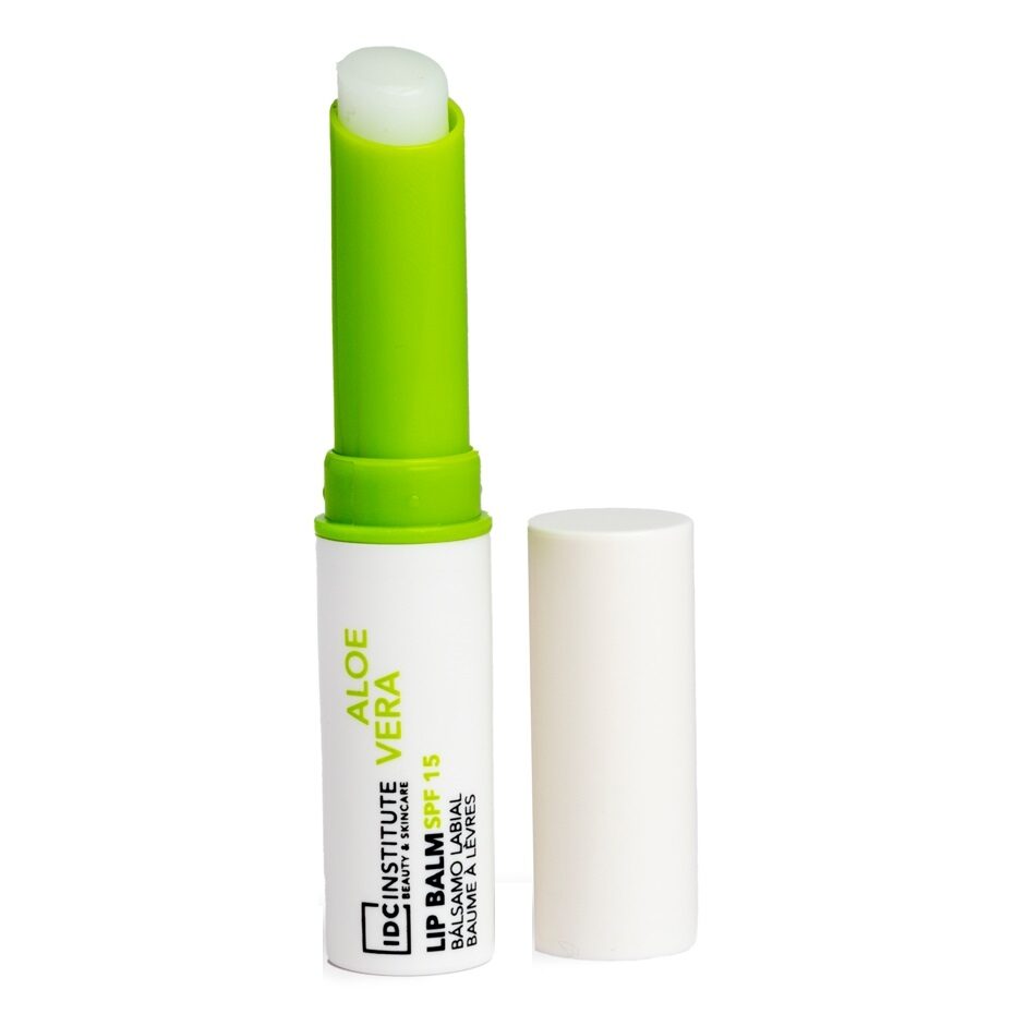 Balsam de buze hidratant cu Aloe Vera si SPF 15, 92051, IDC Institute, 4g