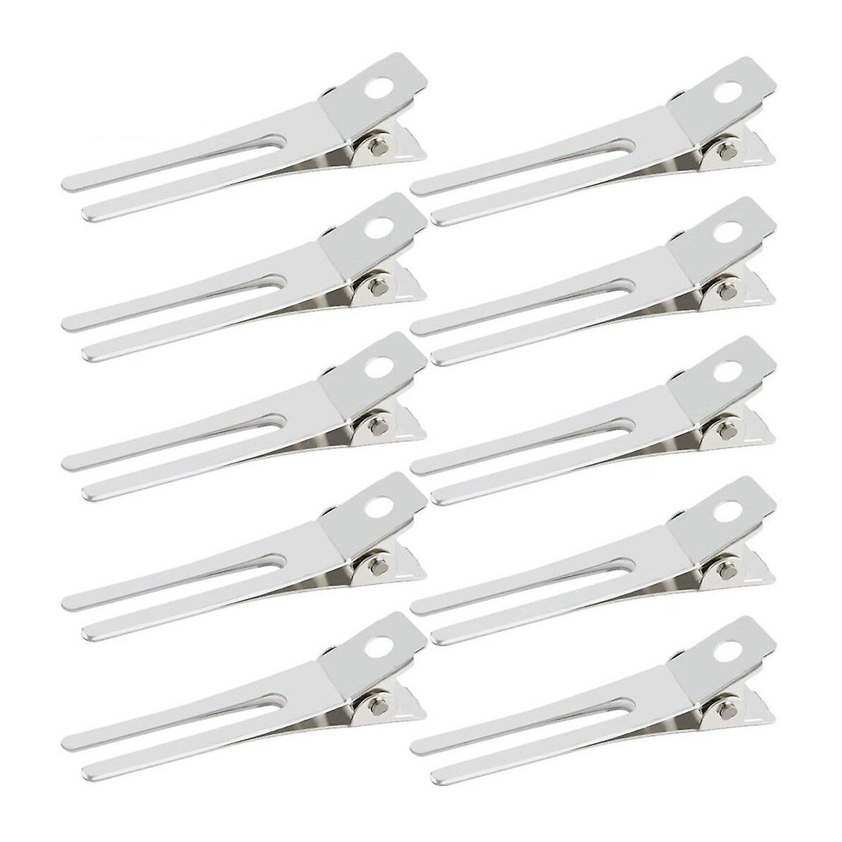 Set de 12 clipsuri metalice pentru par, Alligator, Top Choice, 20438
