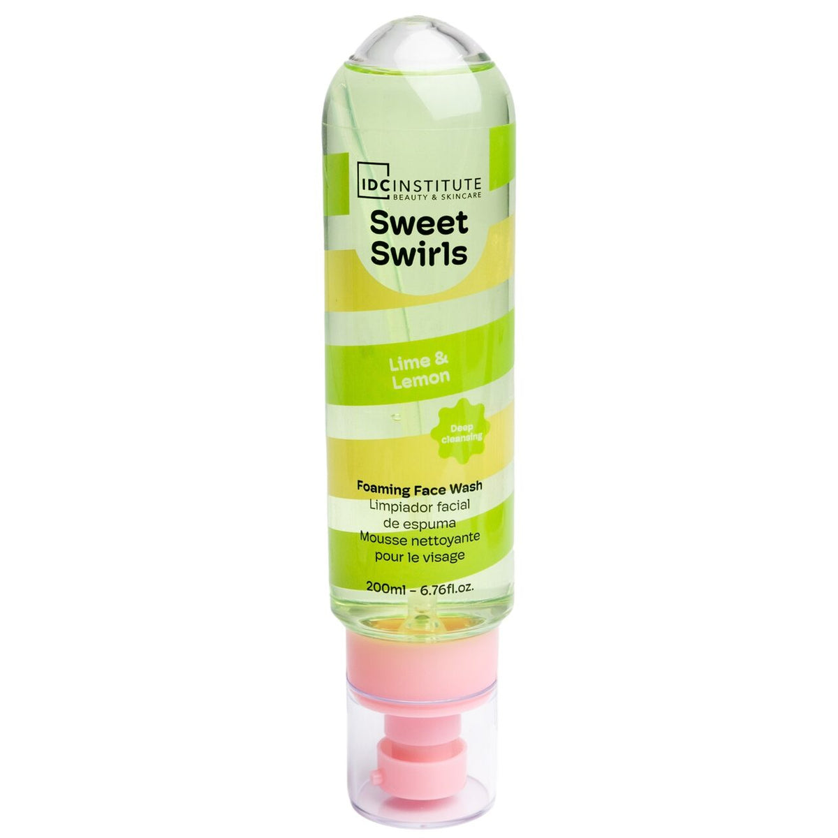 Demachiant facial gel Sweet Swirls Lime & Lemon, 44125, 200ml, IDC Institute