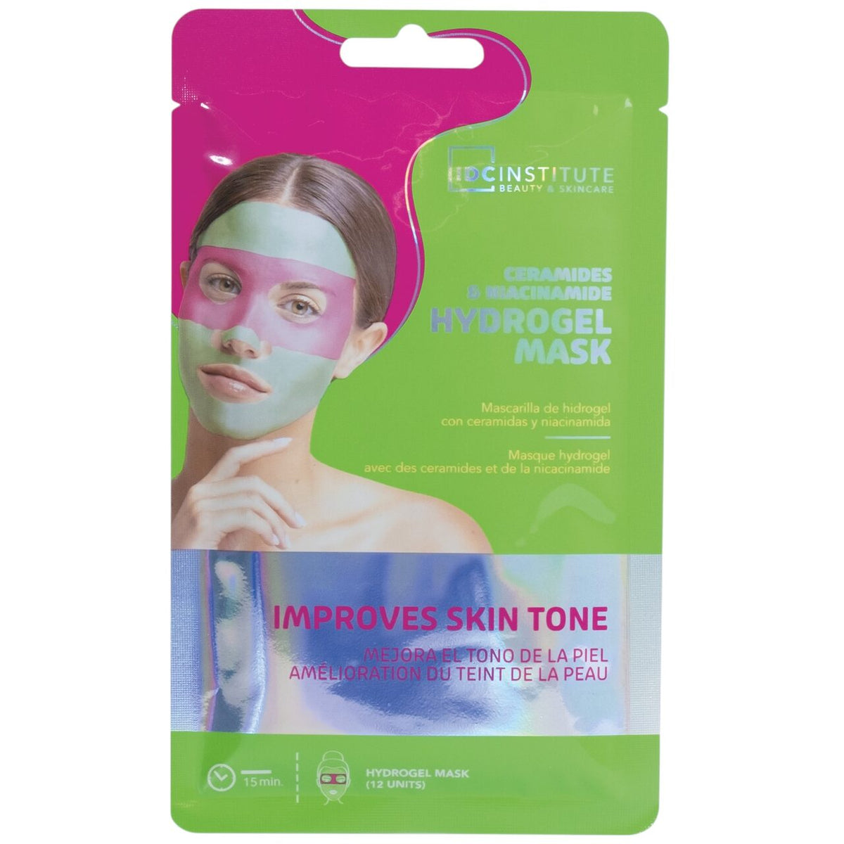 Masca faciala Hidrogel cu ceramide și niacinamide, Idc Institute, 90305
