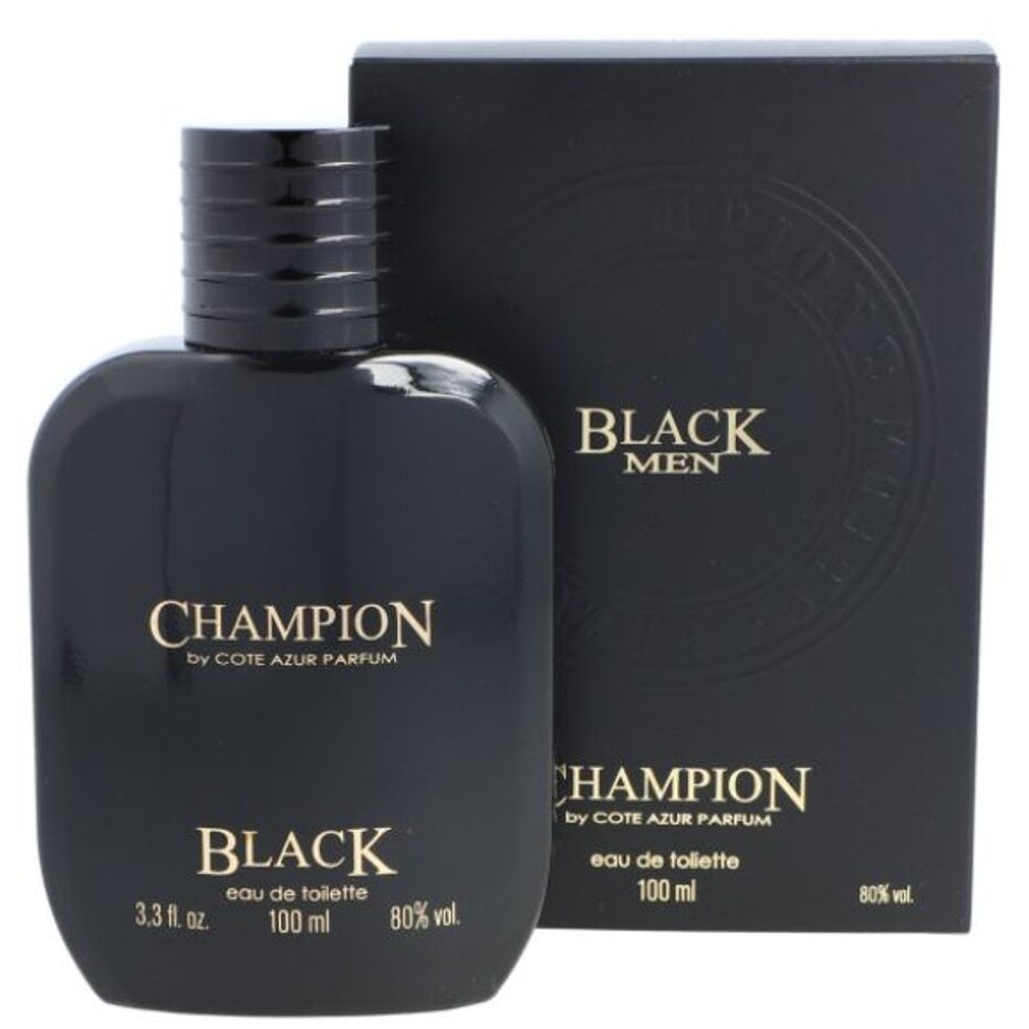 Apa de toaleta Cote D´Azur, Champion Black, Barbati, 100 ml