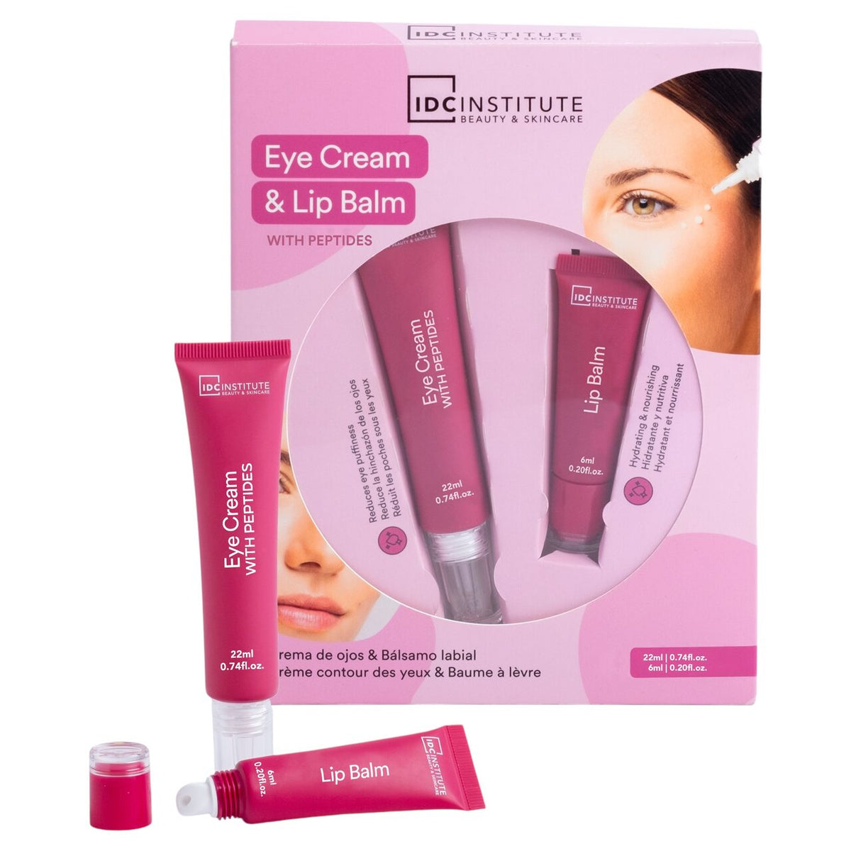 Set crema de ochi si balsam de buze, 56130, IDC Institute