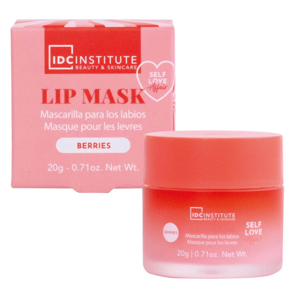 Masca de buze cu afine Self Love Affair, 99027, 20g, IDC Institute