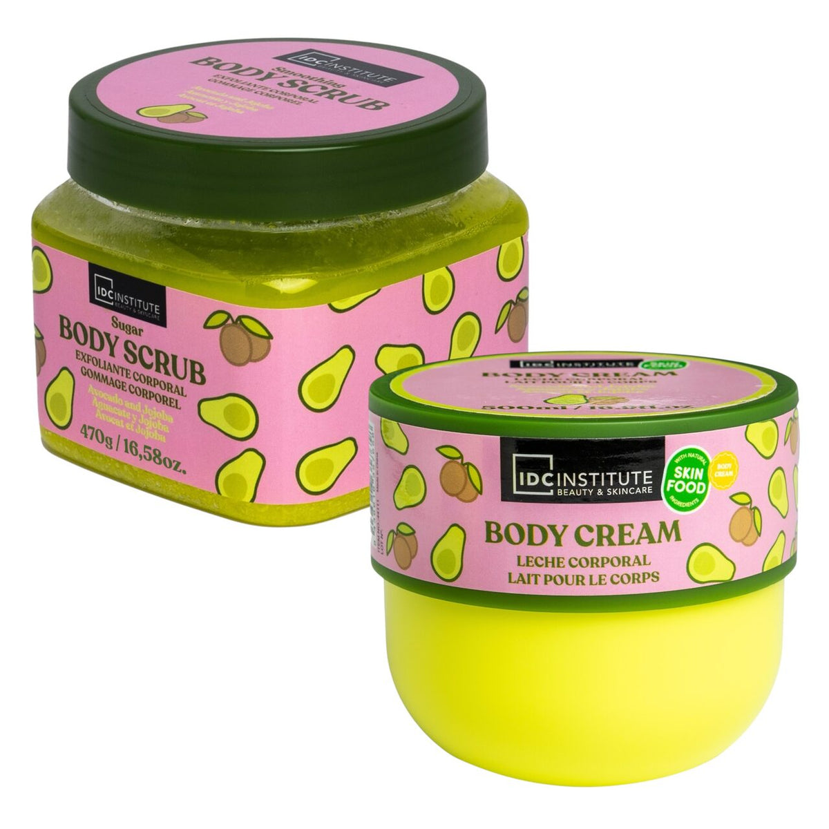 Pachet ingrijire corp Skin Food Body Cream Avocado & Jojoba, IDC Institute
