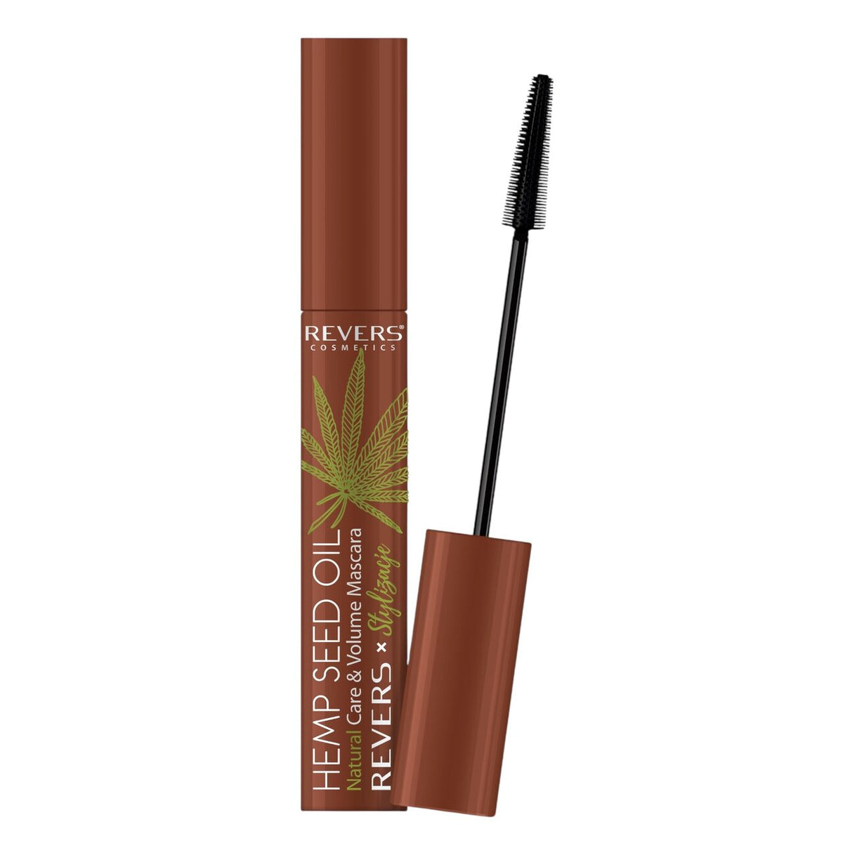 Mascara cu Ulei din Semințe de Cânepă, Maro, Revers, 10ml