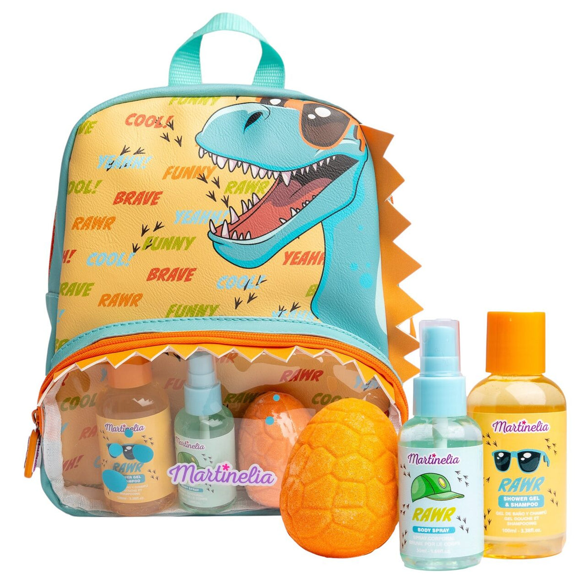 Rucsac cu produse de baie Adventure Dino, Martinelia, 85404