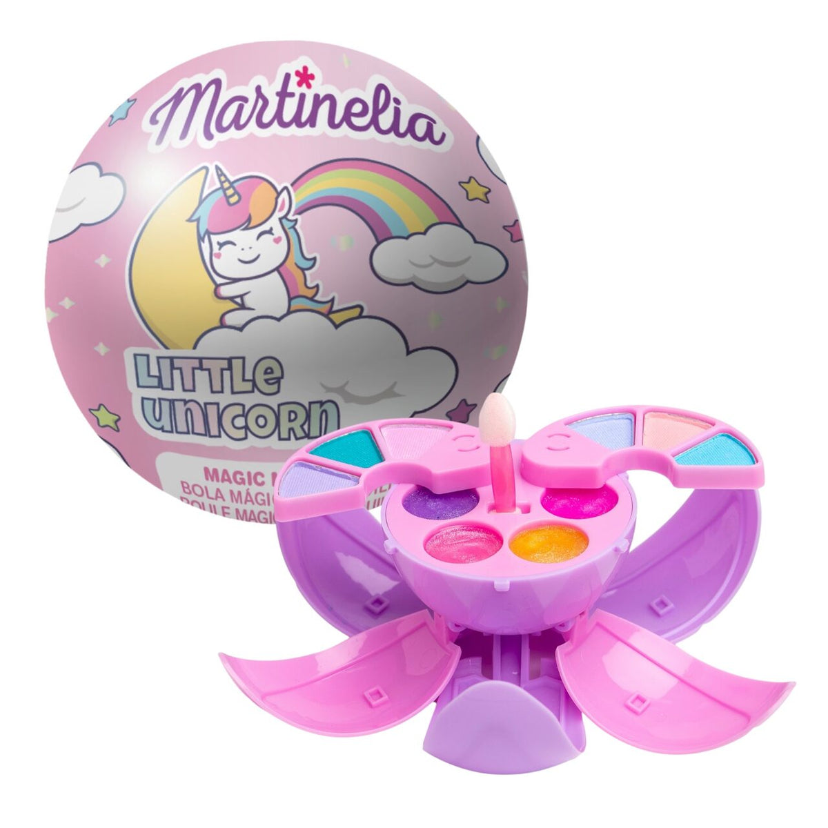 Bilă machiaj Magic Little Unicorn roz, Martinelia, 85507