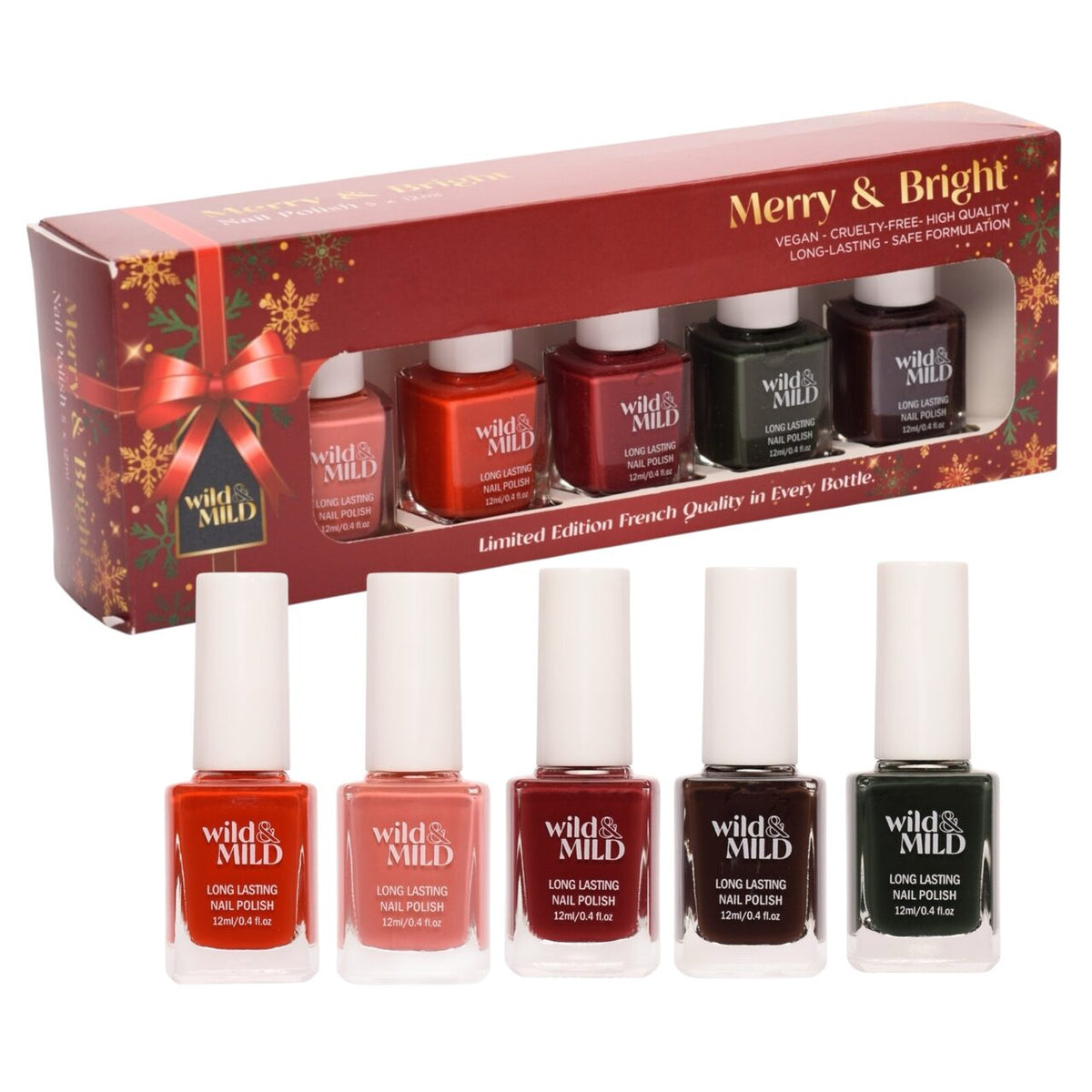 Set Merry & Bright, 5x12ml Limited Edition – Christmas Collection, 63065, Wild&Mild