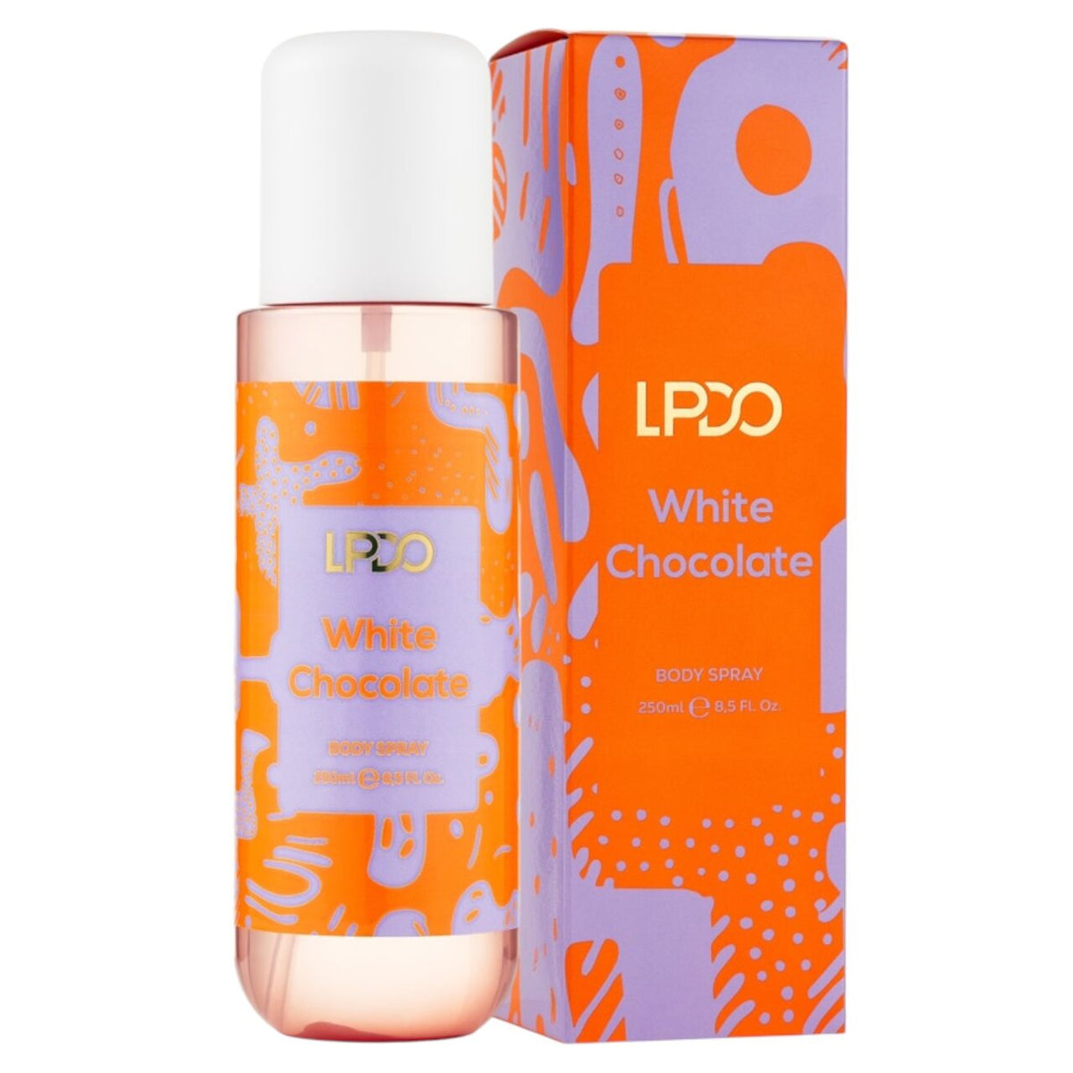 Spray corp White Chocolate, ciocolata, vanilie, tonka 250ml, LPDO