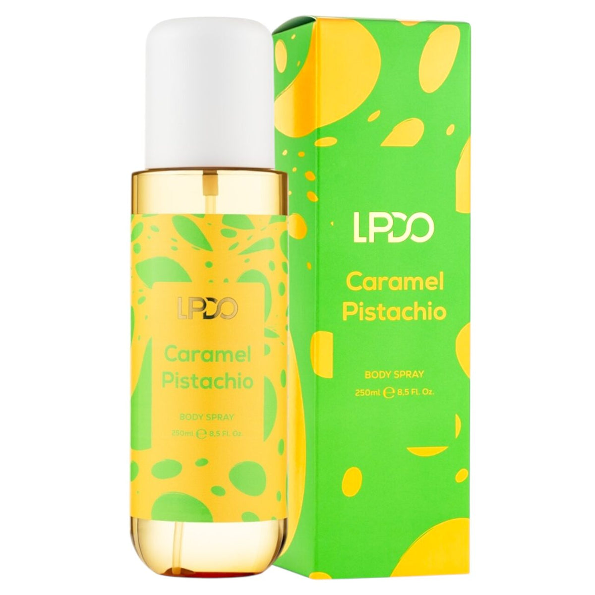 Spray corp Caramel Pistachio, caramel, fistic, vanilie, 250ml, LPDO