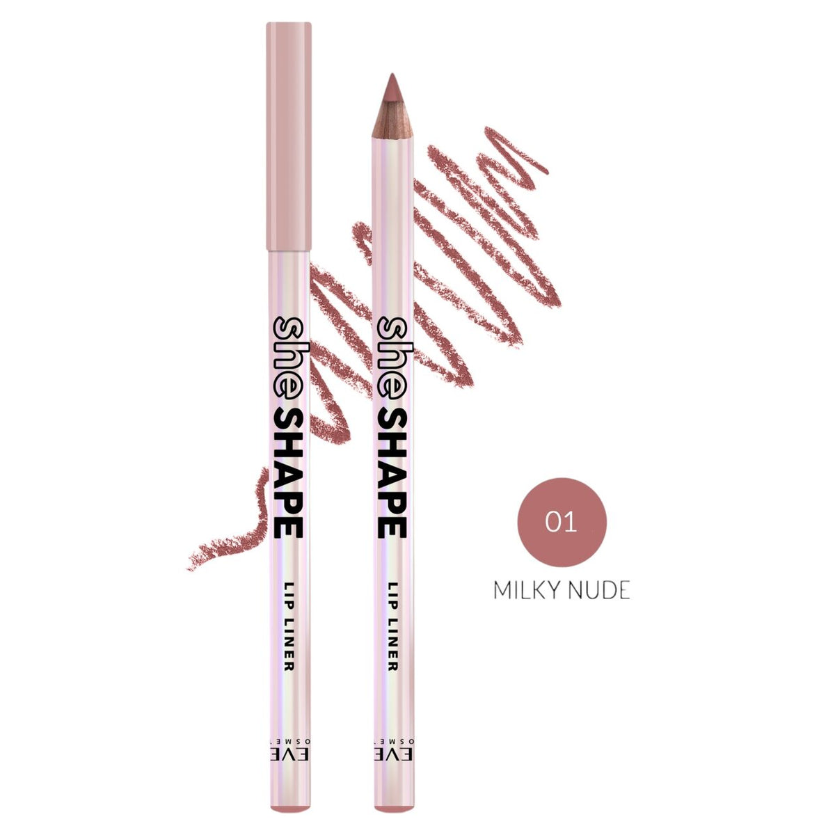 Creion contur de buze She Shape, Revers, Nr 01 Milky Nude 1.8g