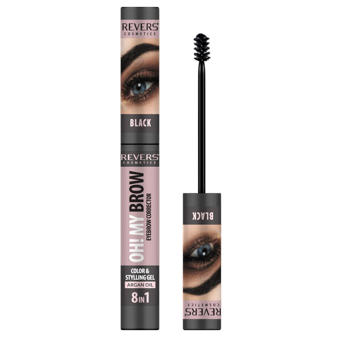 Corector pentru sprancene Oh! My Brow, Revers, Negru, 7 ml