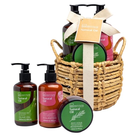 Set 3 produse de ingrijire corporala Natural Oil, IDC Institute, 42229