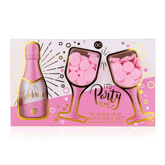 Set cadou baie Let’s Celebrate Tea Rose & Velvet, Accentra, 6060053