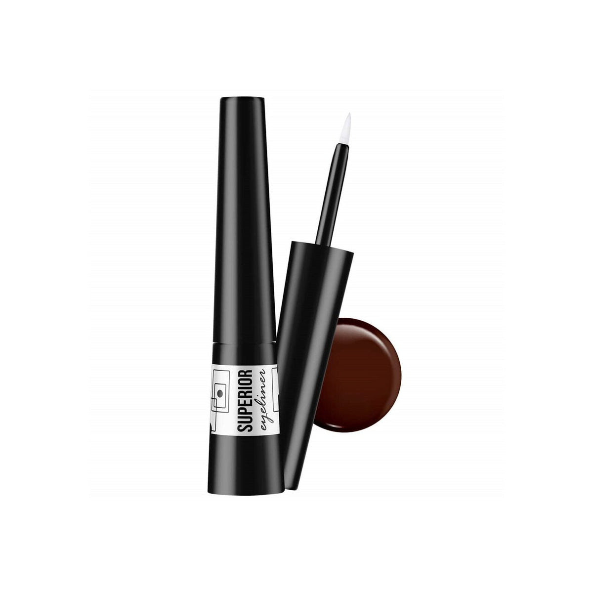 Eyeliner Superior rezistent la apa, Vipera, Nr. 02 Maroniu