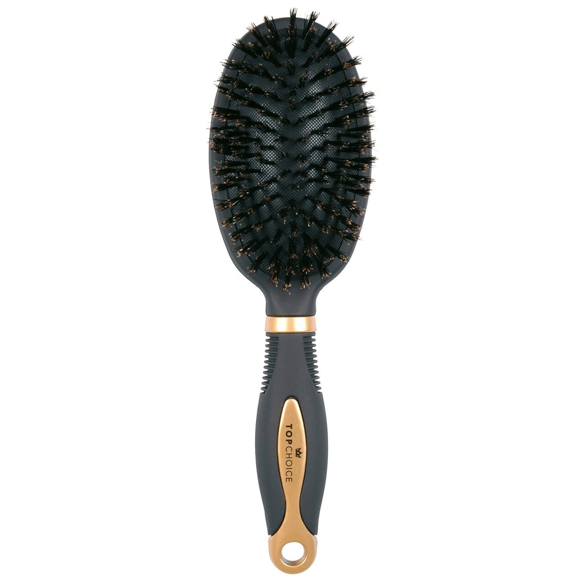 Perie de par profesionala Top Choice, Gold 63299, cu peri naturali de mistret