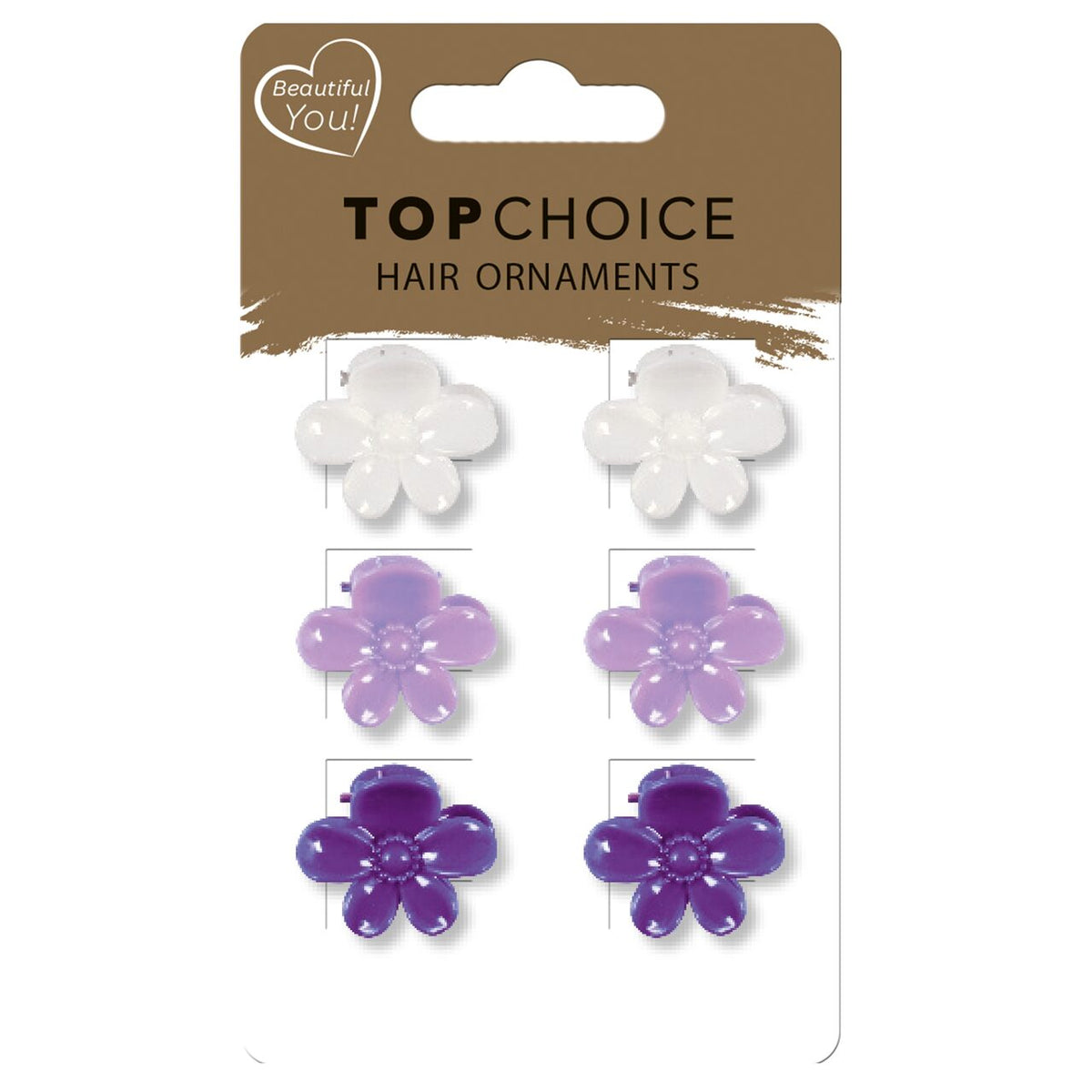 Set 6 Clestisori de par, pentru copii, Top Choice, 24160