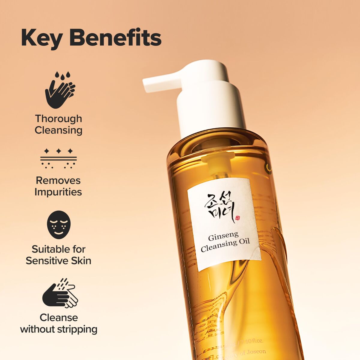 Beauty Of Joseon, Ginseng, Deep Cleansing, Cleansing Oil, For Face, 210 ml