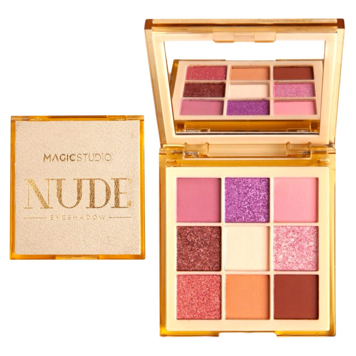 Paleta fard de pleoape Very Nude, 9 Culori, Magic Studio
