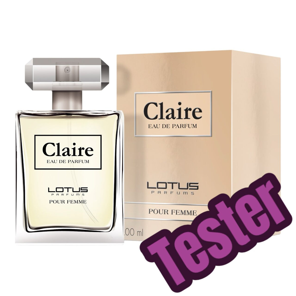 Tester Apa de parfum Claire Revers, Femei, 100 ml