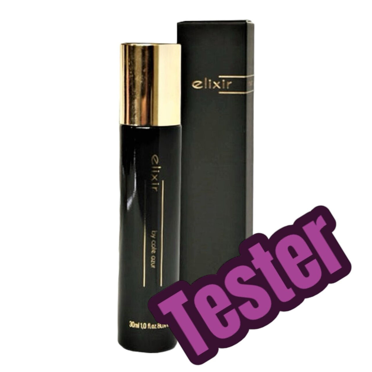 Tester Apa de parfum Cote d'Azur, Elixir, Black, Femei, Nr. 56, 30ml