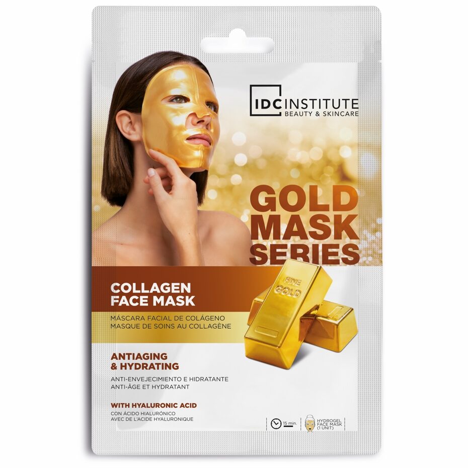 Masca faciala cu efect de stralucire si anti-imbatranire Gold collagen IDC Institute 3422