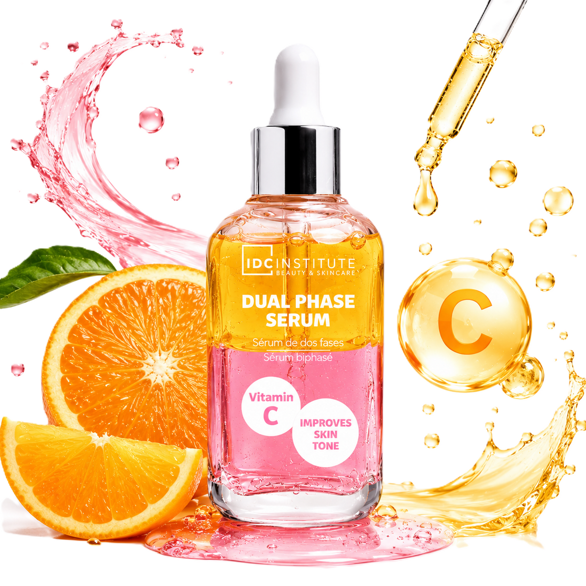 Ser bifazic cu Vitamina C, IDC Institute, 30ml, 90205
