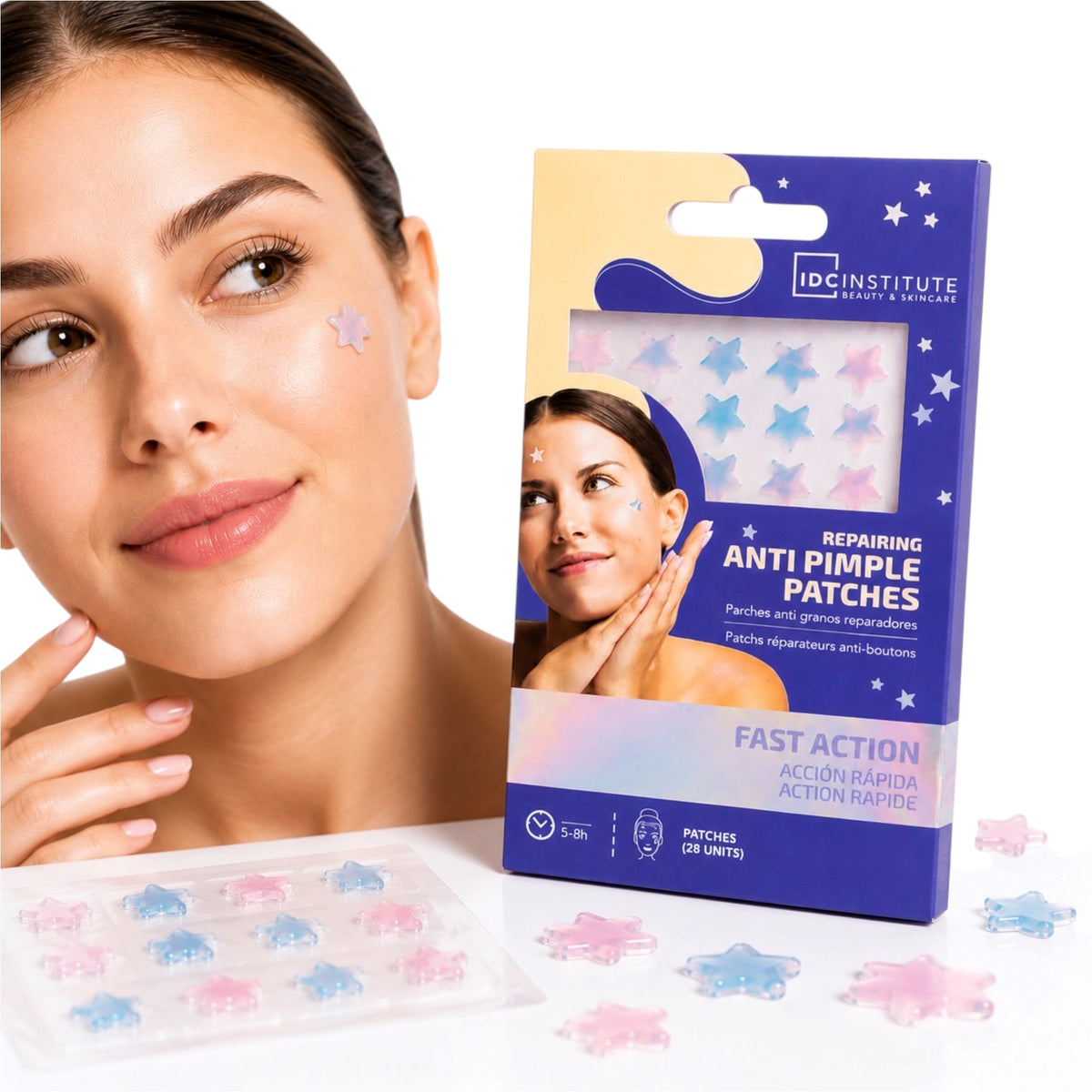 Set 28 plasturi Anti acneici, IDC Institute, 90209