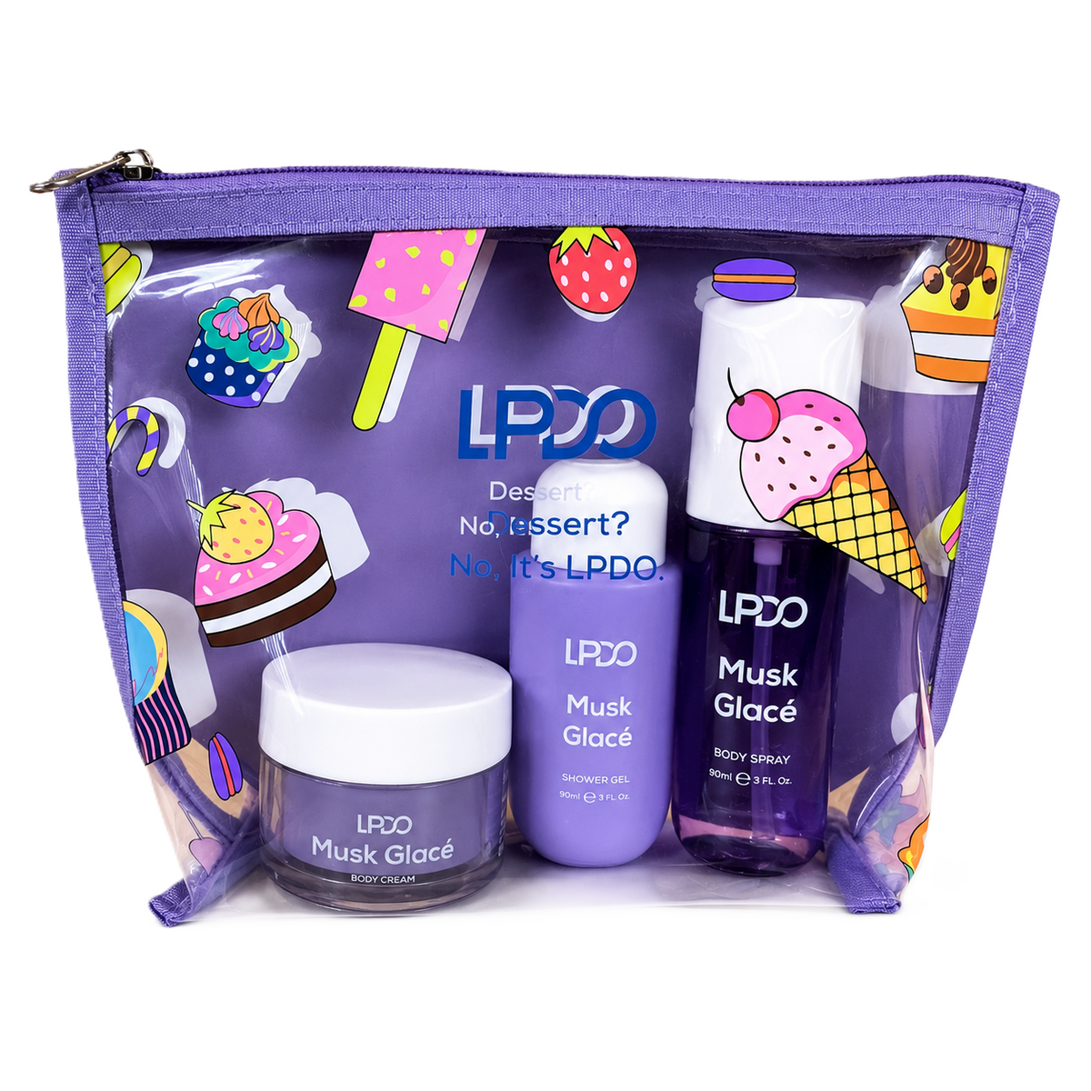 Set Cadou Travel Summer Kit Musk Glace, 4 piese, LPDO