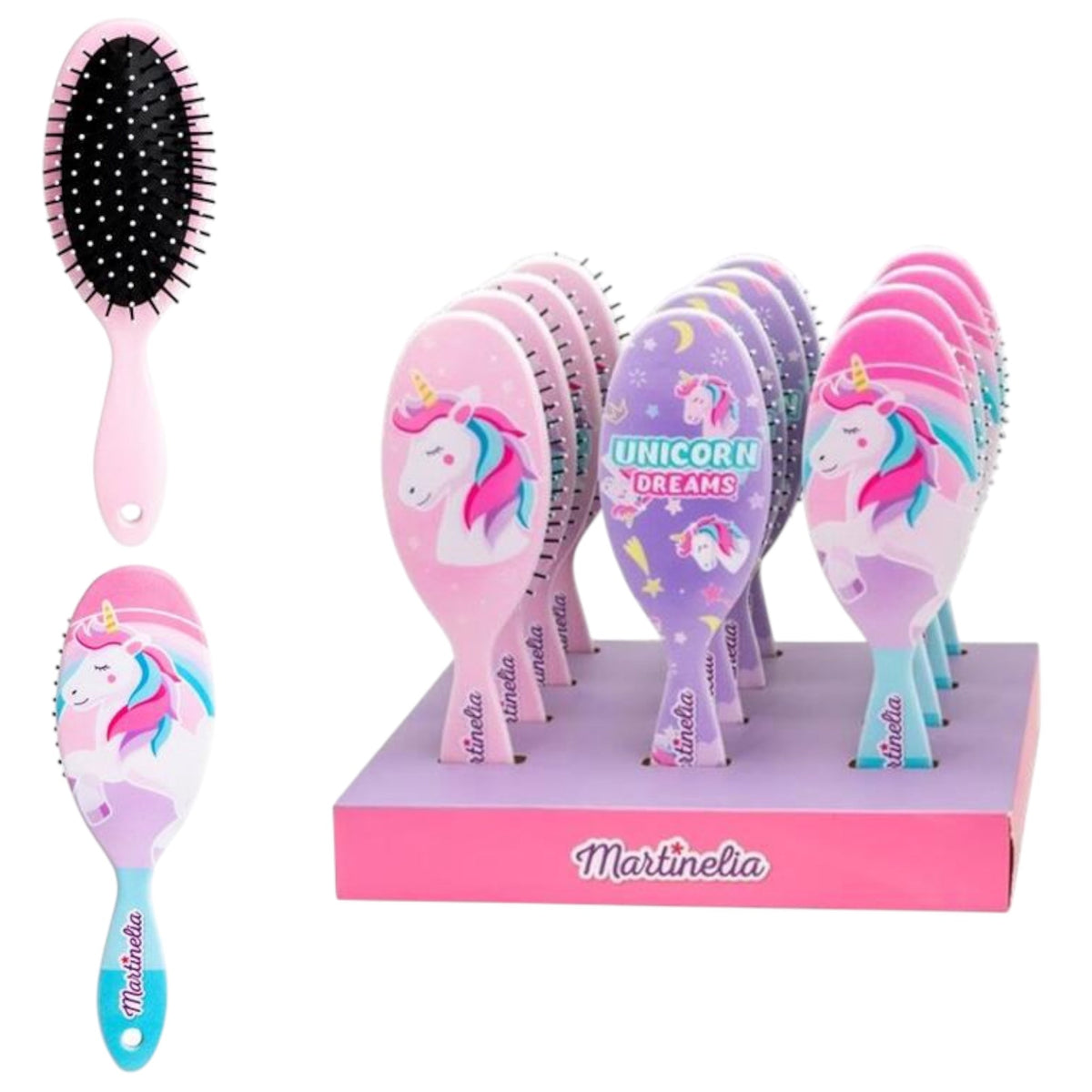 Set 12 perii de par pentru fetite Unicorn Dreams Martinelia 20291R