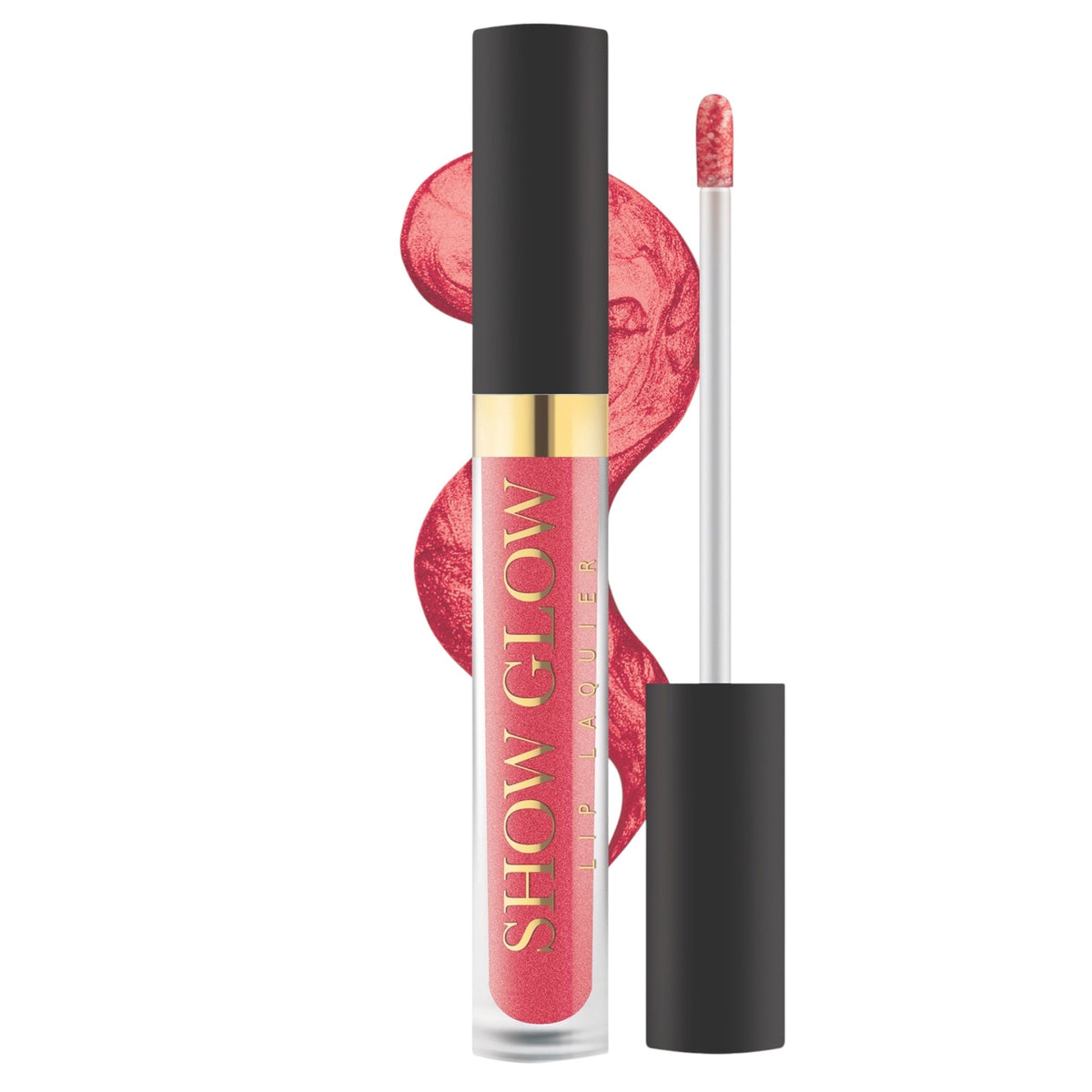 Ruj lichid Show Glow Metallic Nr. 21 Rich Coral, Revers