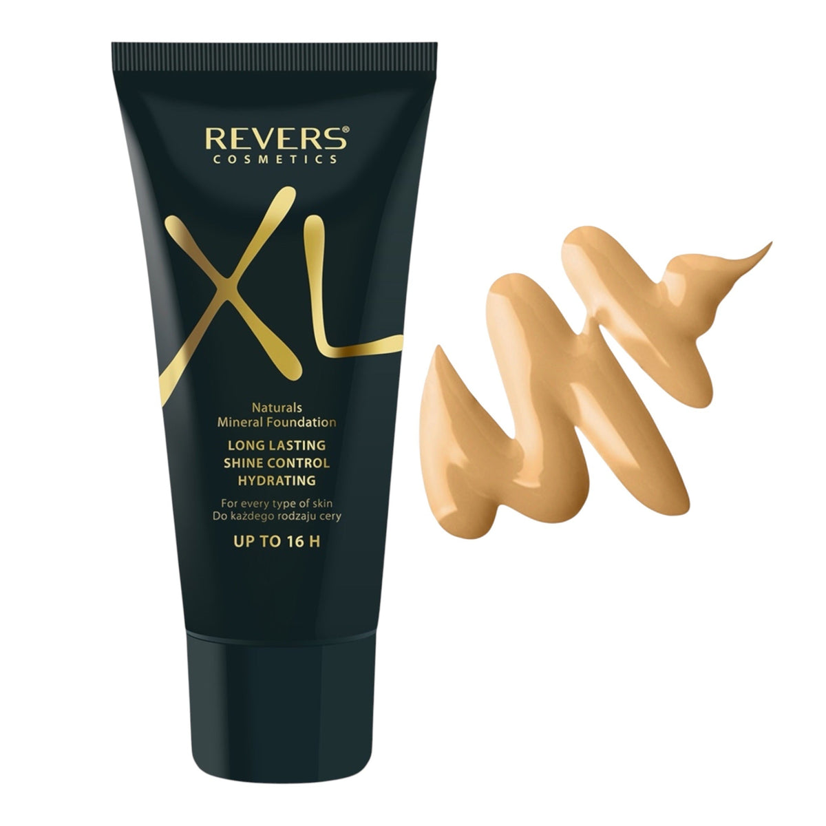 Fond de ten hidratant, XL, Revers, rezistenta 16 h, 30ml, Nr 3 Peach