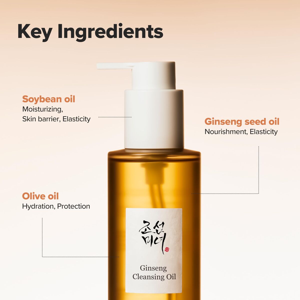 Beauty Of Joseon, Ginseng, Deep Cleansing, Cleansing Oil, For Face, 210 ml