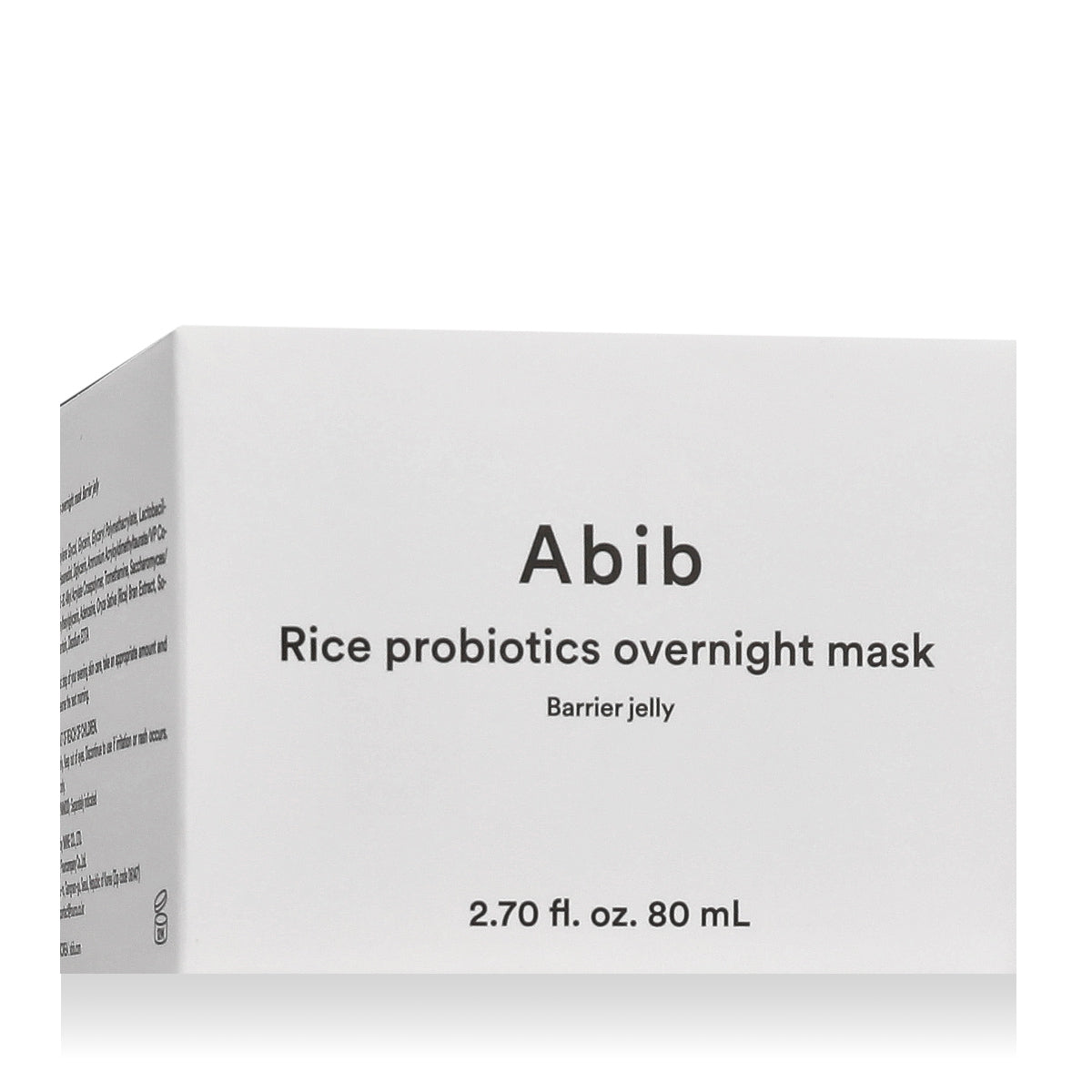 Abib, Rice Probiotics, Strengthens Skin Barrier, Night Sleeping Mask, 80 g