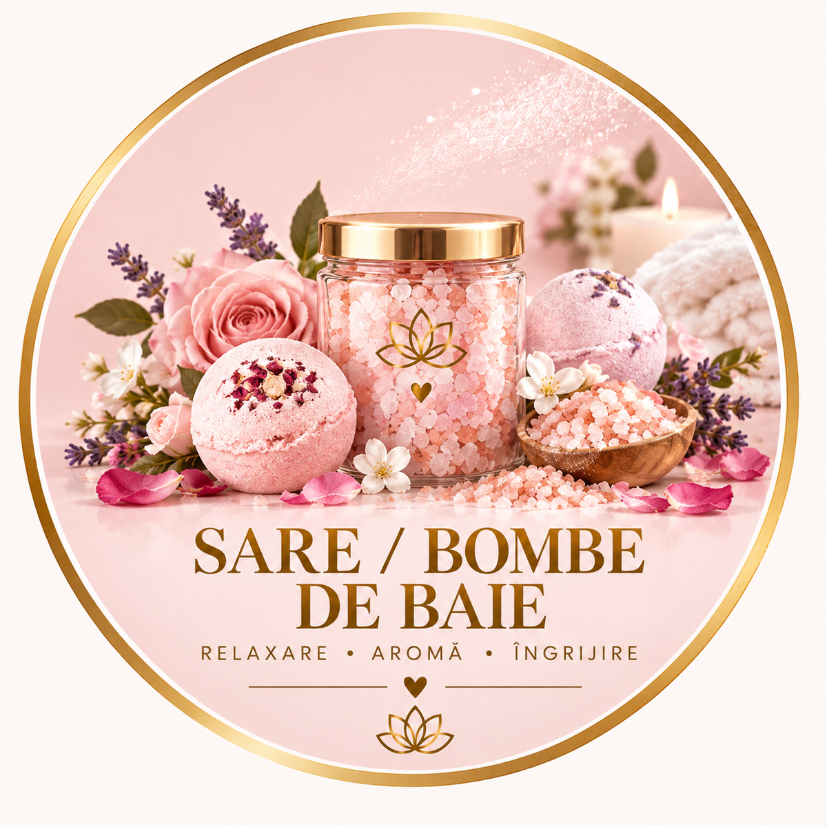 Sare/Bombe de baie