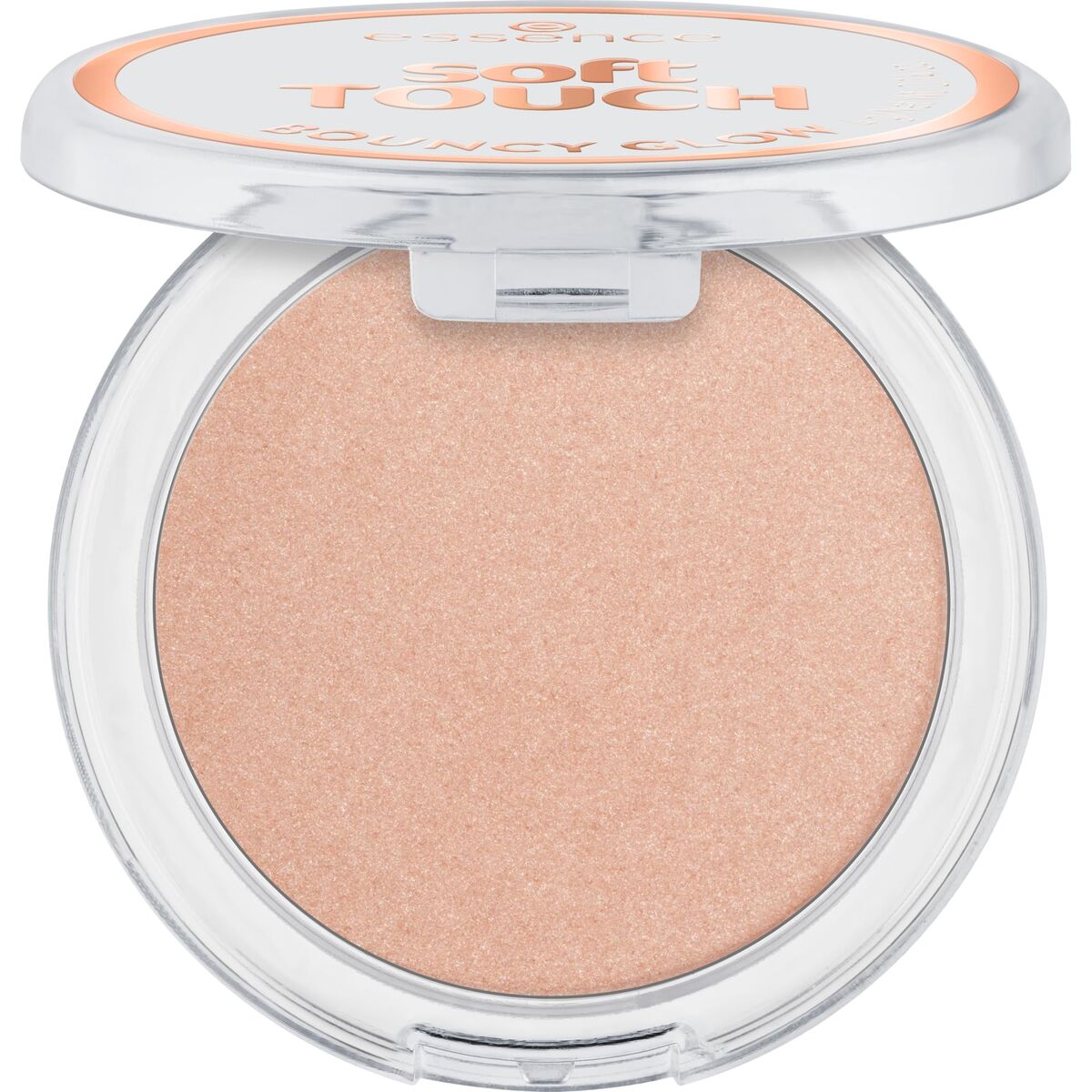 Essence, Soft Touch Bouncy Glow, Illuminating, Blush Highlighter Compact, 20, Glazed Dew, 4 g