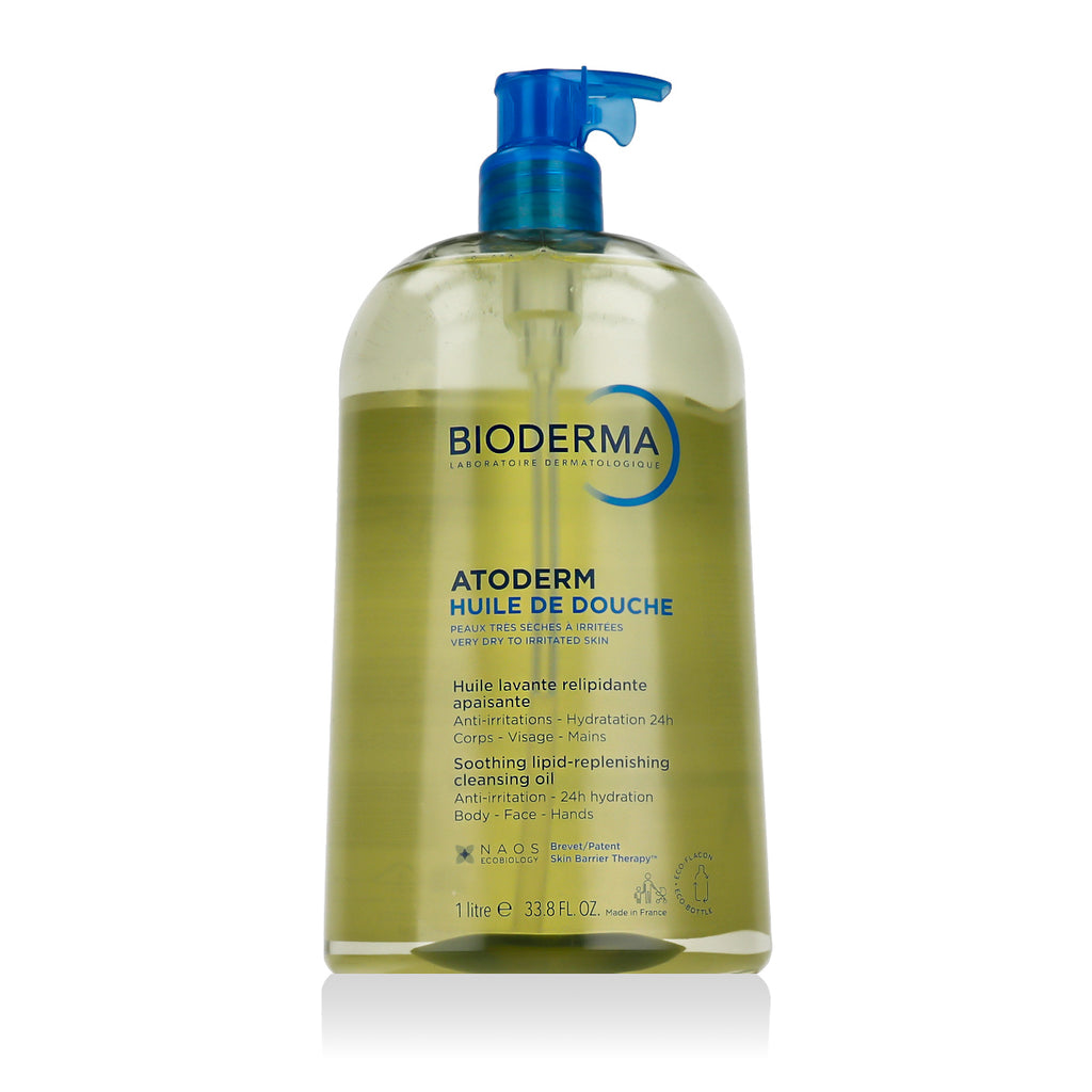 Bioderma, Atoderm, Anti-Irritation, Shower Oil, For Face & Body, For Very Dry To Atopic Sensitive Skin, 1000 ml