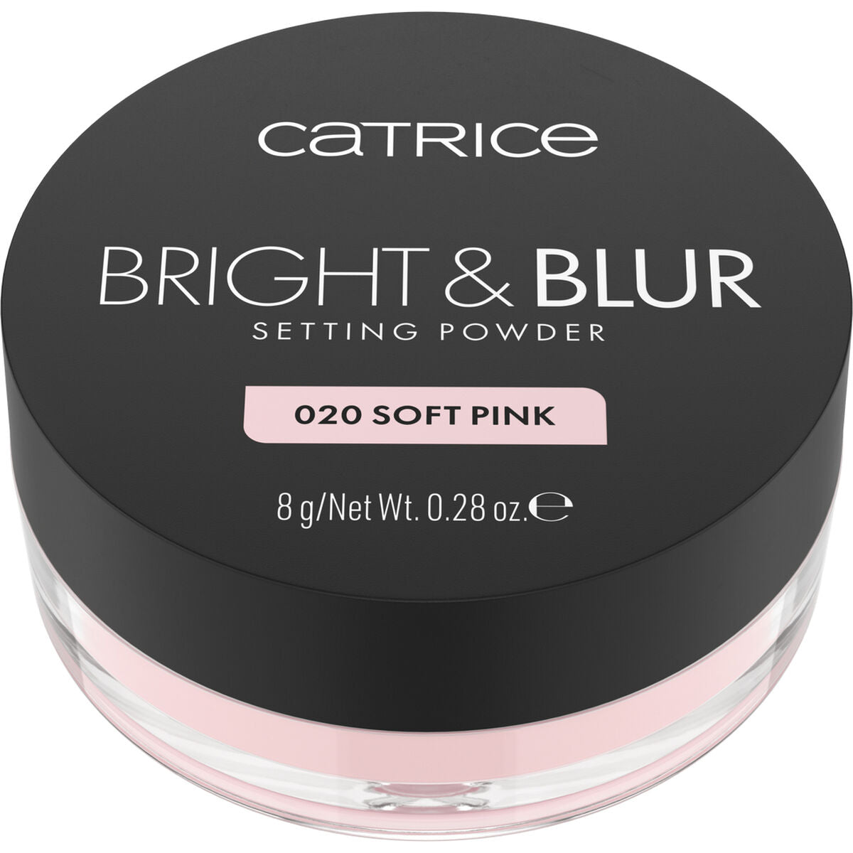 Catrice, Bright & Blur, Matte, Loose Setting Powder, 020, Soft Pink, 8 g