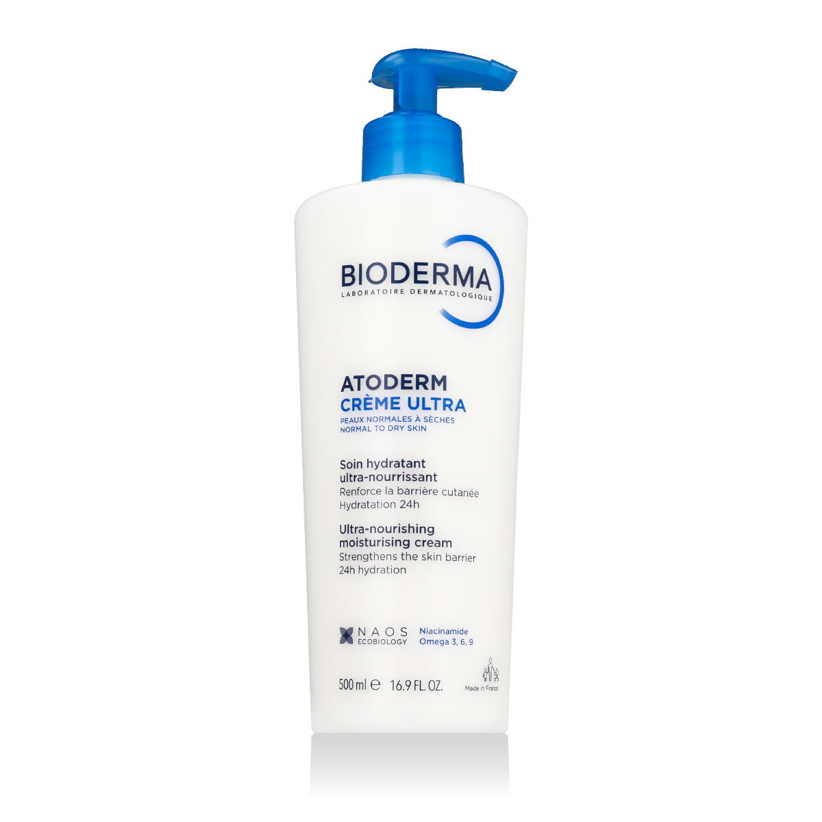 Bioderma, Atoderm Creme Ultra, Ultra-Nourishing/Moisturising, Body Cream, Day & Night, 500 ml