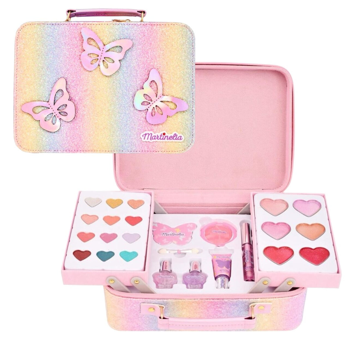 Caseta produse de machiaj Butterfly Shimmer Wings Martinelia 30653